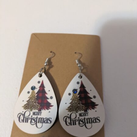 Merry Christmas Trees Earings