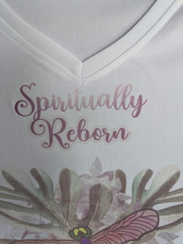 Spiritually Reborn V-Neck Shirt - Image 2