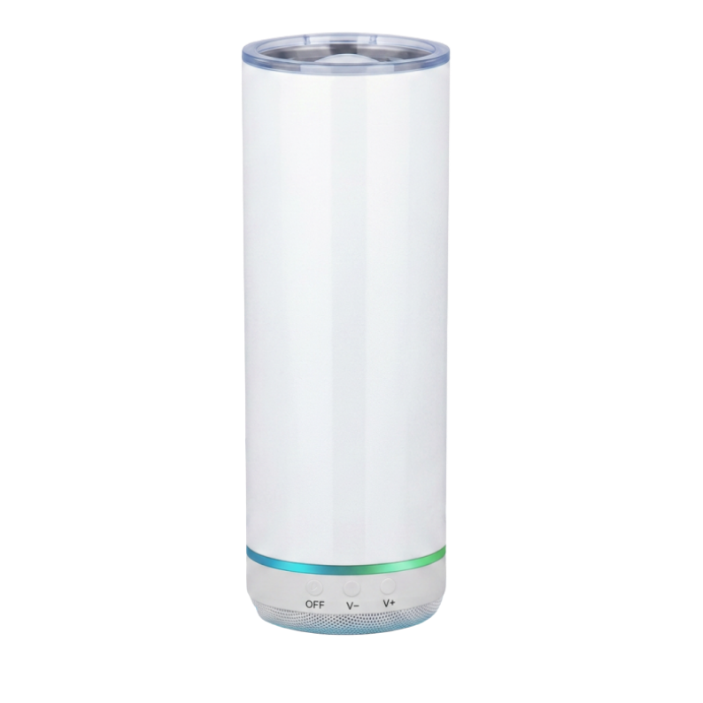 Custom 20oz Tumbler with bluetooth speaker