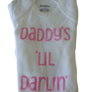 Daddy’s ‘lil Darlin Bodysuit – 0-3 months