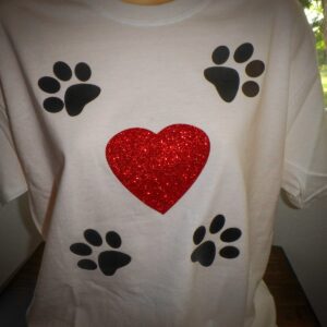 Paws & Hearts Dog Lovers Tee